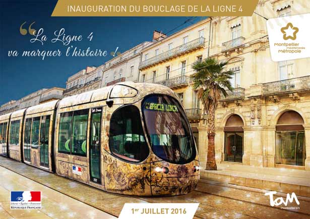 Inauguration Bouclage Ligne 4 TramWay